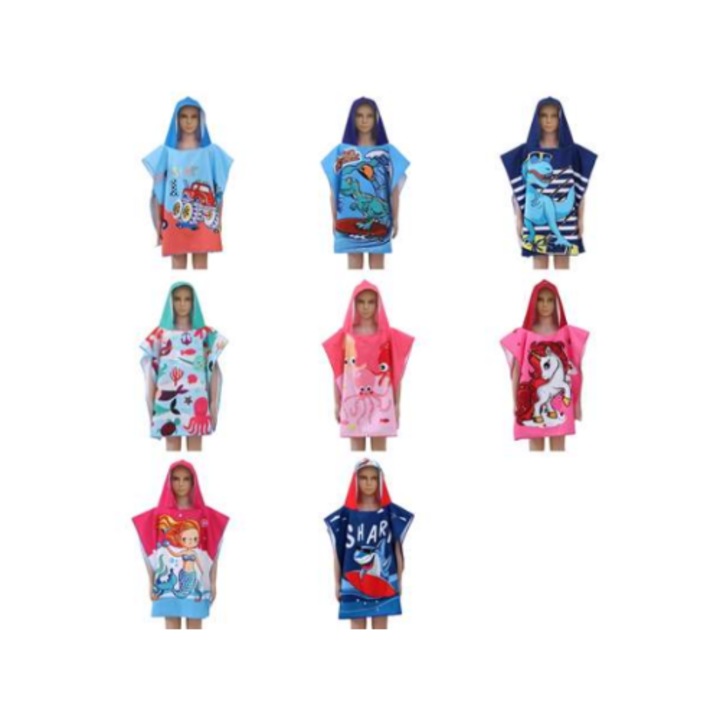 Prosop de baie copii, CLOWN, mix de modele, 60x120cm