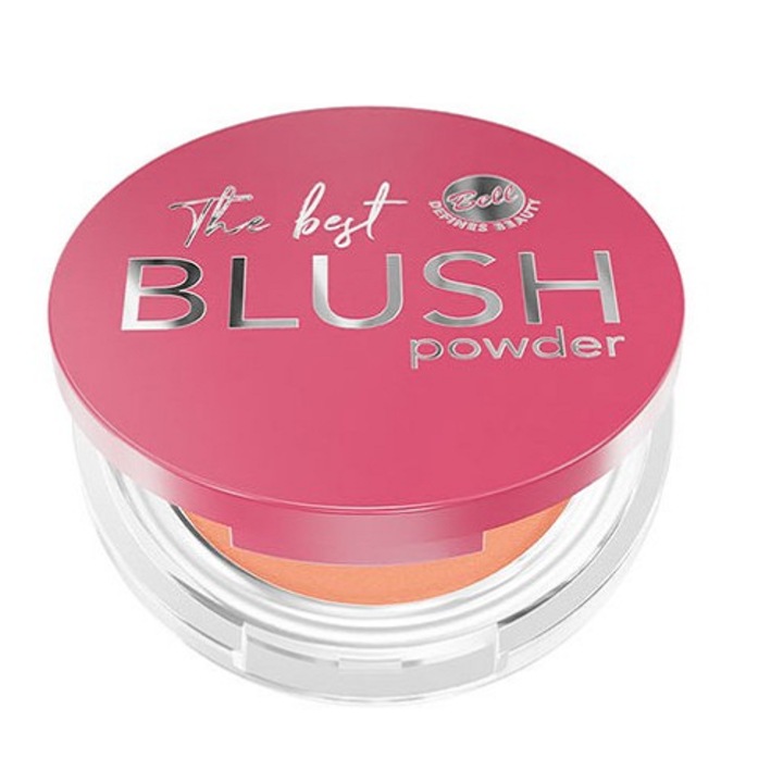 Arcpirosító púder, Bell, The Best Blush Powder, matt, 150g, 01 Peachy