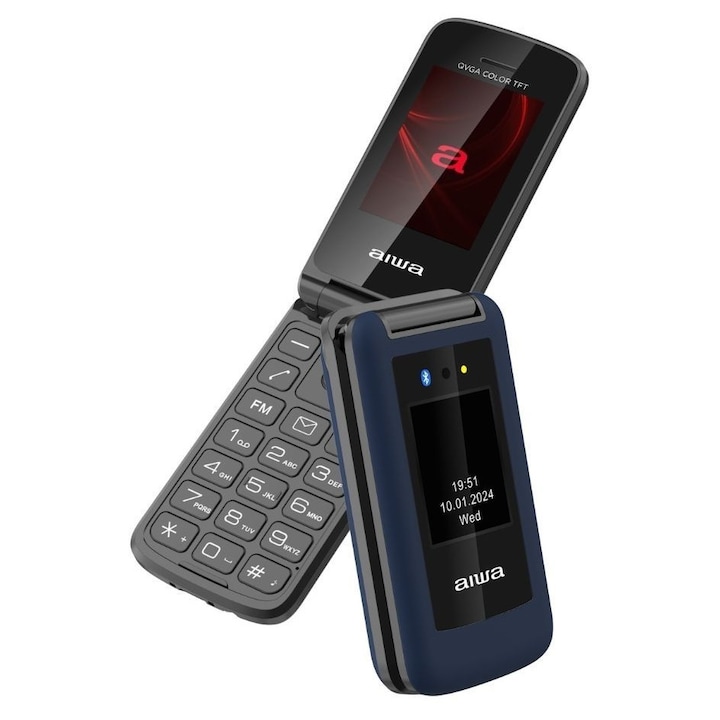 Telefon Aiwa FP-30-2G DualSIM, 2,4", 1000mAh, albastru