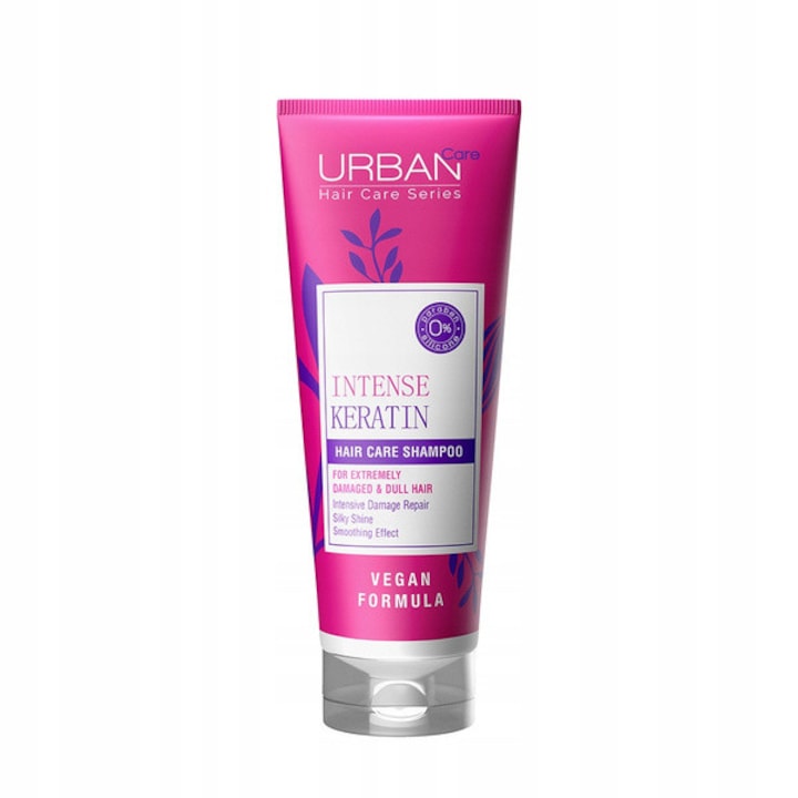 Sampon de par Urban Care Intense Keratin, reparare si netezire, 250ml