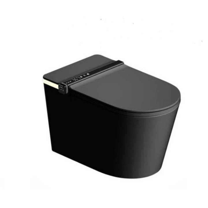 Toaleta Inteligenta cu functie bideu, Relax-Regal model RR082B, vas negru