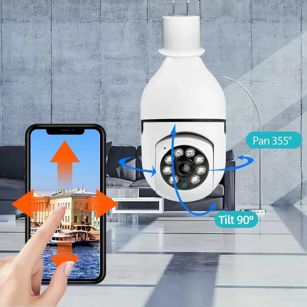 Camera de securitate wireless 4K cu obiectiv dublu de 8MP, urmarire ...