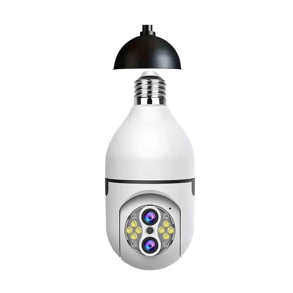 Camera de securitate wireless 4K cu obiectiv dublu de 8MP, urmarire ...
