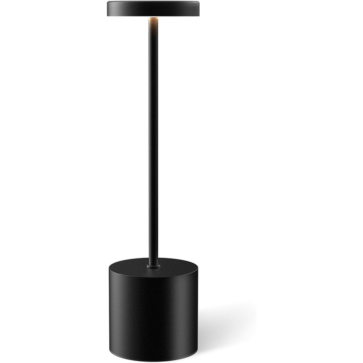 Veioza portabila LED, 5000mAh, design minimalist, rosu si alb, 13.39inch