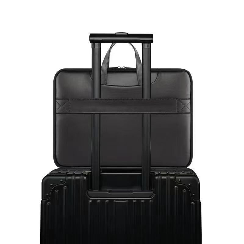 Husă laptop NAXSIR 13.3", piele ecologică, impermeabilă, 38x28cm