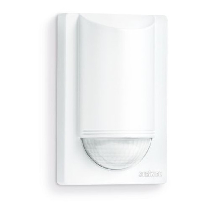 Senzor de miscare Steinel IS 2180 ECO, alb, 180° detectie, 12m raza, montaj exterior