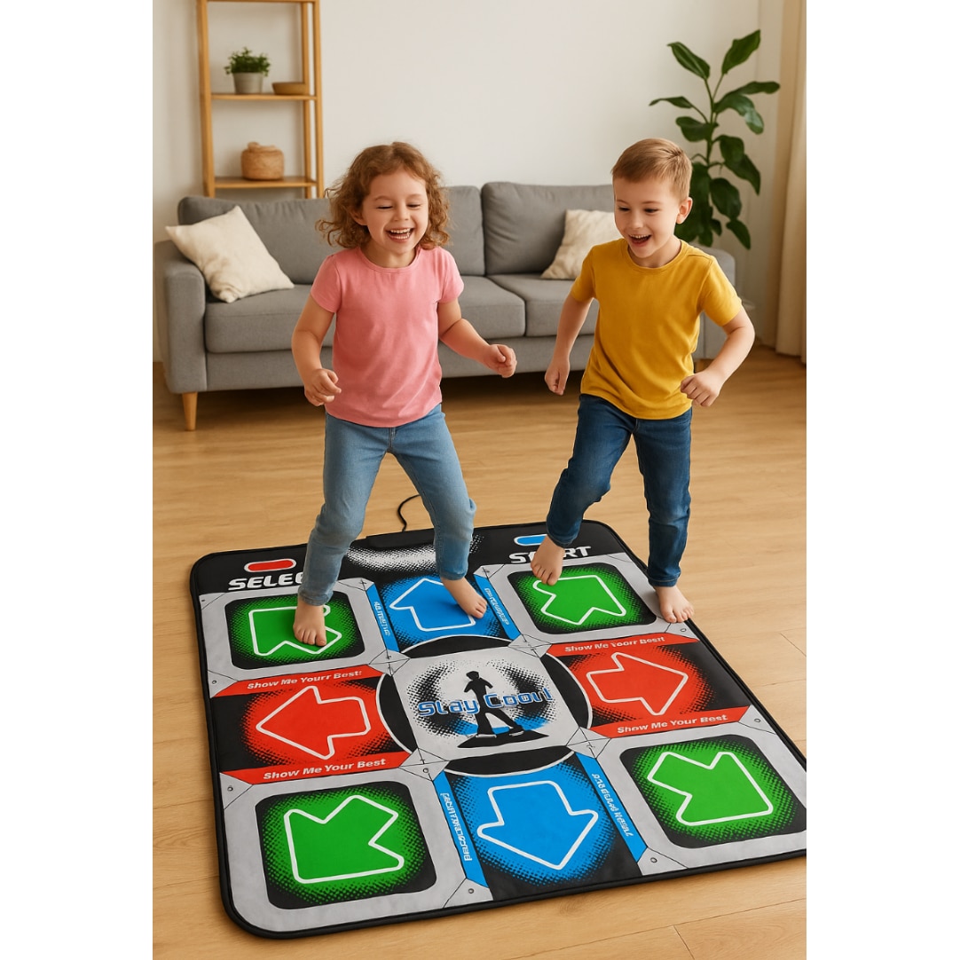 Covor de dans si joc Stepmania, Zola, conectare RCA/USB