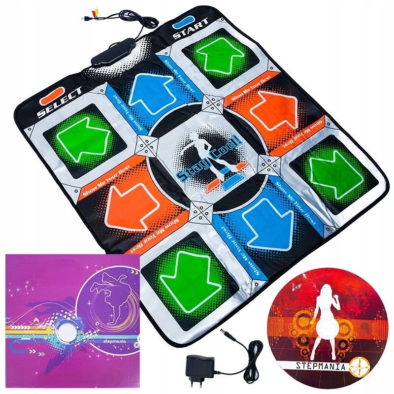 Covor de dans si joc Stepmania, Zola, conectare RCA/USB