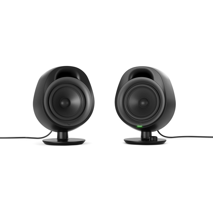 SteelSeries Arena 3, 2.0 gamer hangszórók, magával ragadó hangzás, 4 hüvelykes hangszórók, fekete