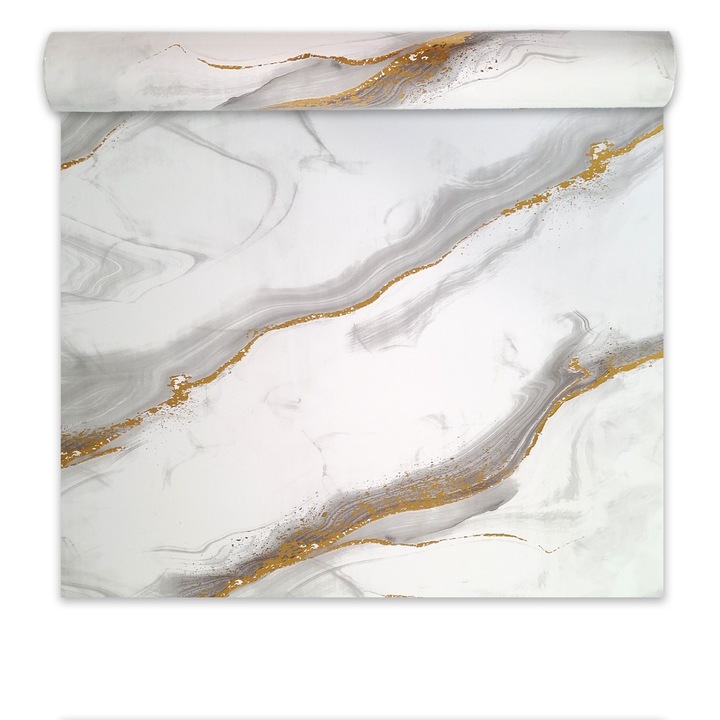 Rola panou autoadeziv, Naimeed D7385, design modern, 2.5mm grosime, 120x280cm, Alb