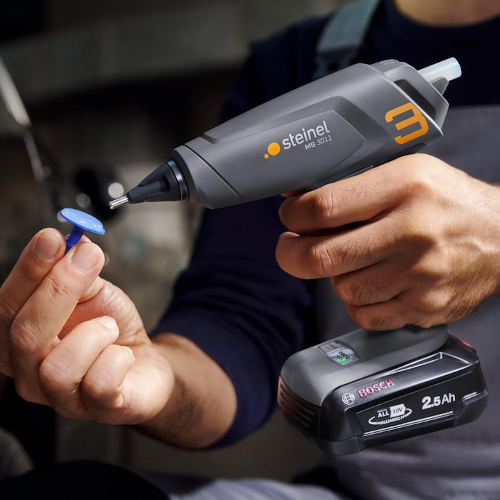 Pistol de lipit Steinel 3011, 130/200°C, 288x107x293mm, set cu 1 duza