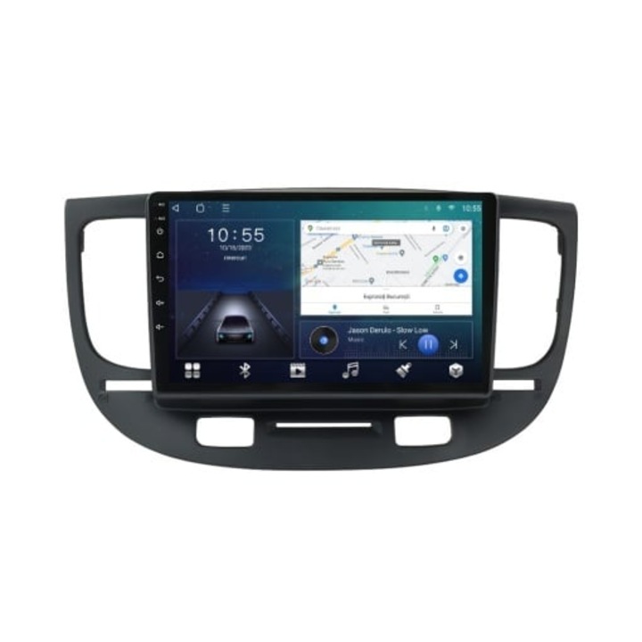 Navigatie Kia Rio 2 2005 - 2011 Android 14, 4GB RAM si 64GB ROM, Ecran QLED 9 inch, Android 14, Procesor Octacore, Slot sim 4G, Sunet DSP, Wireless Carplay si Android Auto