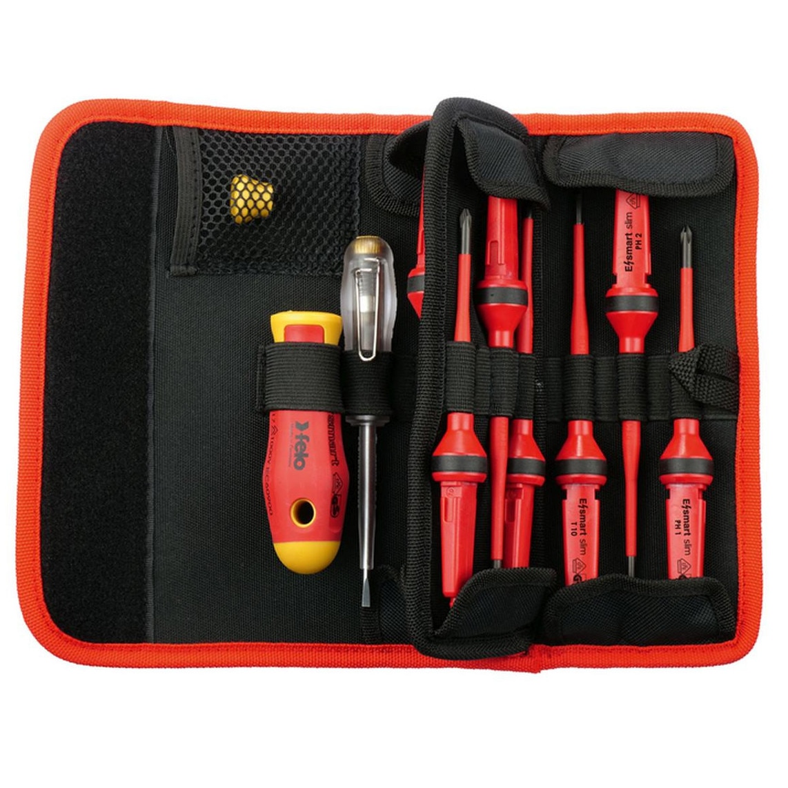 Felo Esmart Set Set de surubelnite Felo E-SMART SLIM, 10 piese, etui, precizie inalta ...