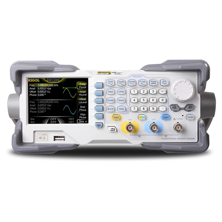 Rigol DG1022Z jelgenerátor, 25 MHz, 2 csatorna, laboratóriumokhoz