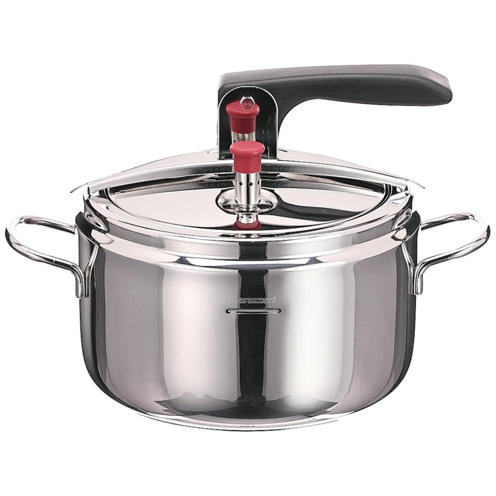 Barazzoni kukta, 22 cm, rozsdamentes acél, 5 l űrtartalom, ezüst