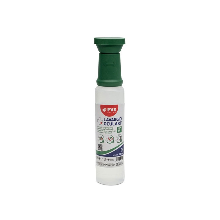 Solutie salina izotonica sterila Gima pentru clatirea ochilor, 250 ml