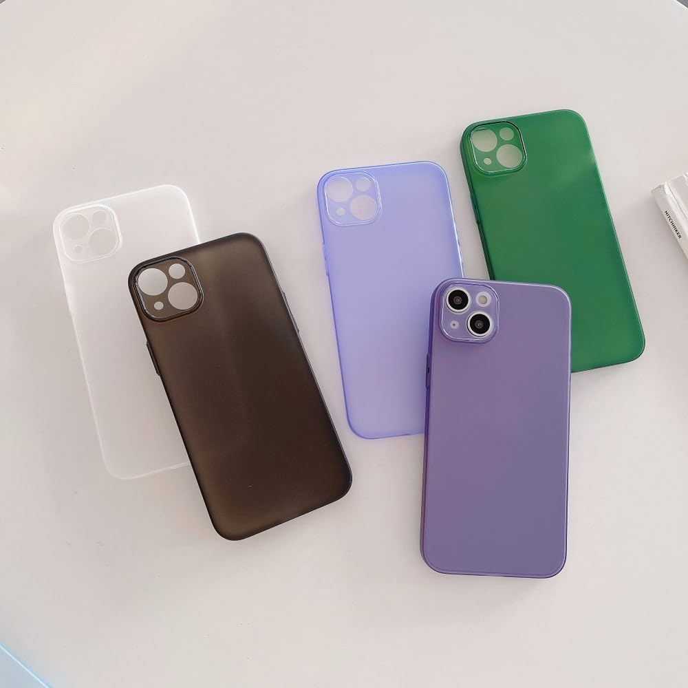 Set 2 Husa pentru iPhone 16 Pro Max, PsAyl®, Ultrasubtire, TPU, Mata, anti-amprente, 0.3mm, Frosted, Albastru inchis