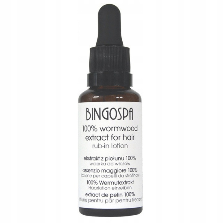 Extract din pelin pentru par si corp, BingoSpa, 30ml, sticla cu pipeta