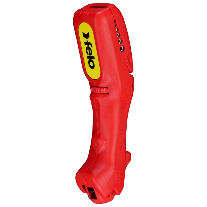 Felo szigeteléseltávolító fogó, mélységállítás 0,1-3mm, ergonomikus, lapos és kerek kábelekhez, 18mm x 6-13mm