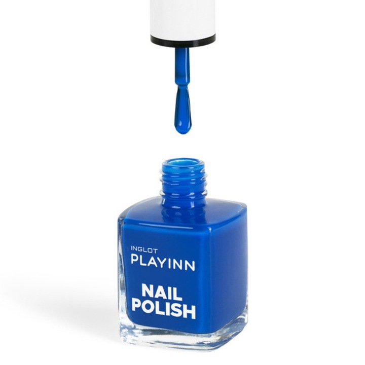 Oja INGLOT Playinn 136, albastru, 15ml, formula rapida de uscare