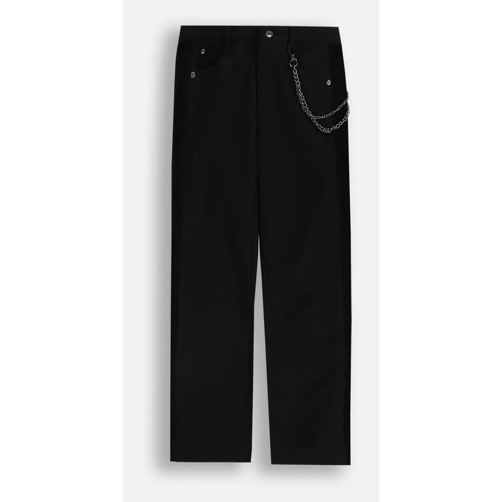 Pantaloni copii, Coccodrillo ZC5120101EPB-021, bumbac, negru
