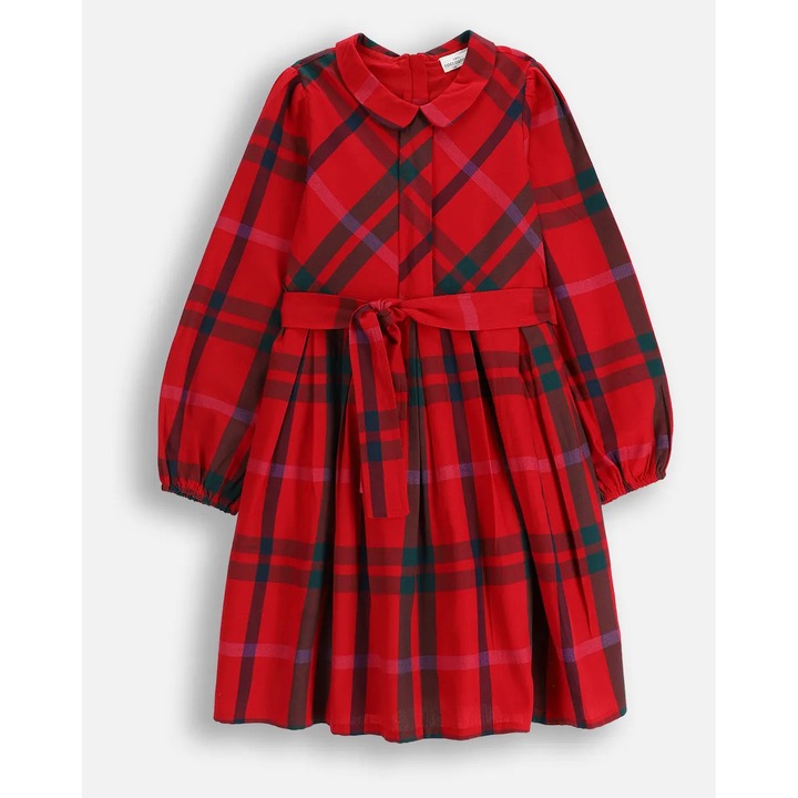 Rochie Coccodrillo pentru Fete, curea decorativa, din bumbac