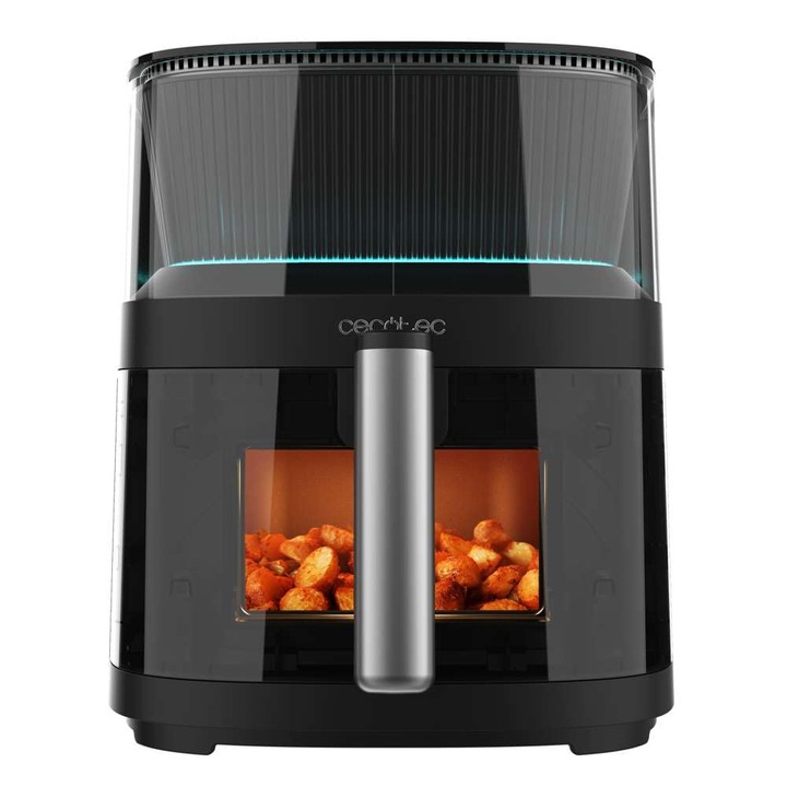 Фритюрник с горещ въздух Cecotec Cecofry Neon 5000, 1500W, 5L, тъч контролен панел, 80-230C