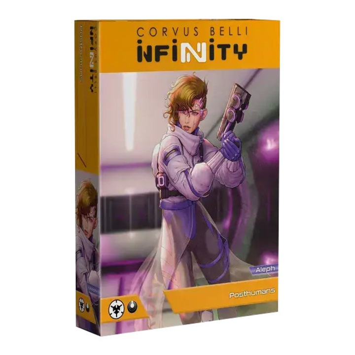 Extensie de joc Infinity, ALEPH Posthumans, Corvus Belli, limba engleza, gri