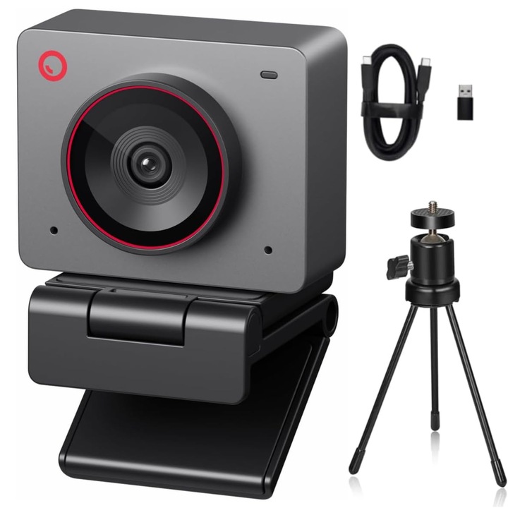 Webcam Obsbot Meet 2, 4K, 1080p la 60 fps, gri