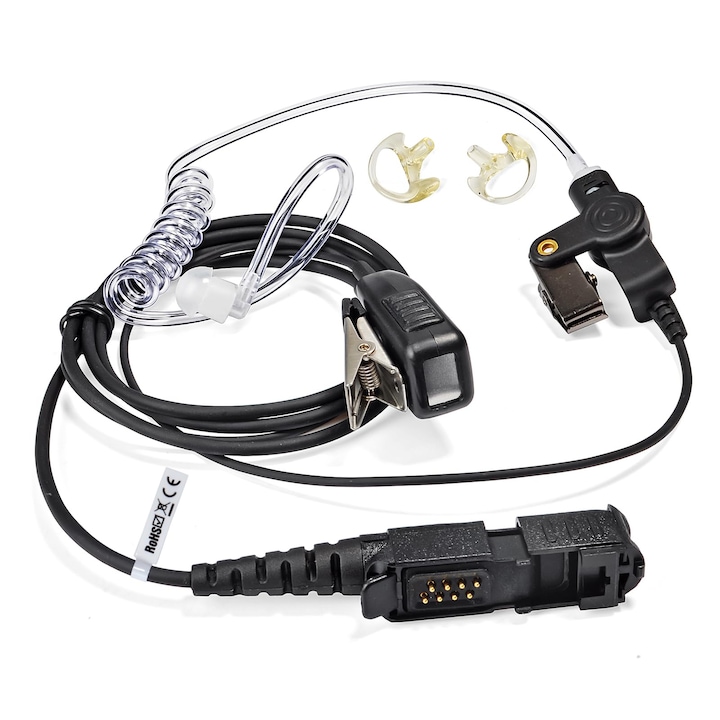 Casti cu microfon PTT, UAYESOK, jack, pentru radiouri bidirectionale