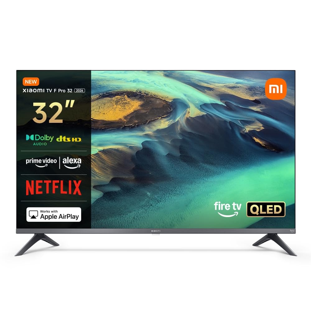 Televizor Xiaomi F Pro, 32 inci, QLED, Smart TV, Dolby Audio, 81cm