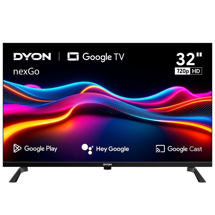 Televizor Smart Dyon Nexgo 32H, HD, 80 cm, hangvezérlés