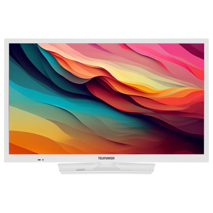 Televizor Telefunken 24 hüvelykes, HD-Ready, fehér, 60x60cm
