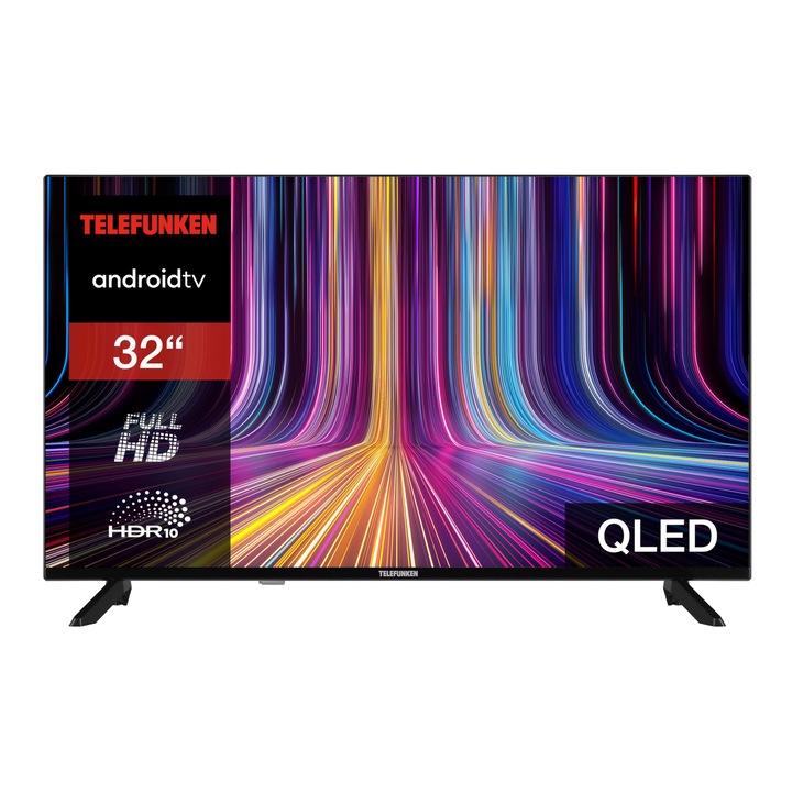 Televizor Telefunken Smart TV 32 inch, Full HD, QLED, 81 cm, Triplu Tuner