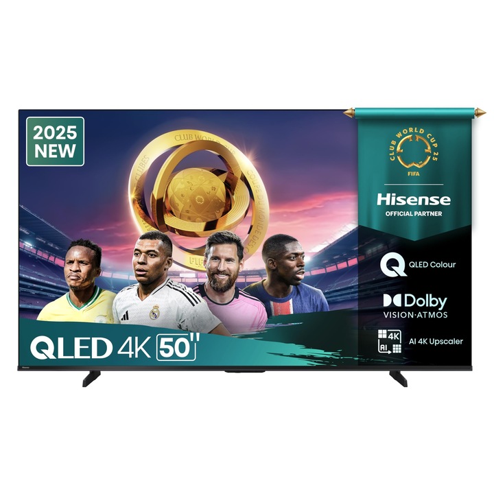 Smart Hisense 50A6Q 50" TV, 4K, Dolby Vision, LED