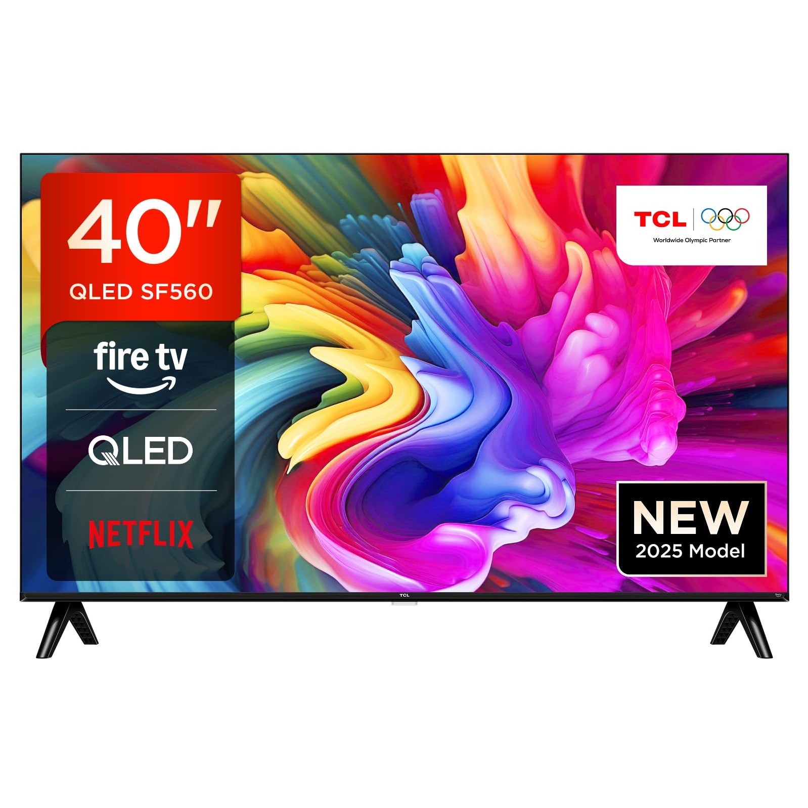 Televizor Smart TV TCL 40 inch, Full HD, QLED, Metalic, 101.6 cm