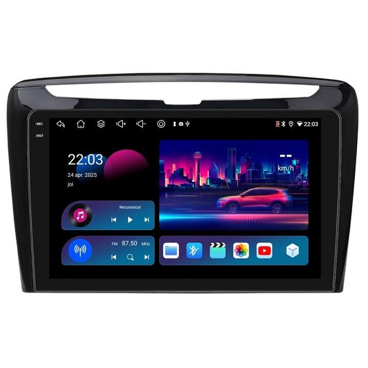 Navigatie Piloton Lancia Ypsilon 2012-2020 9 inch 4GB 64GB 8 CORE