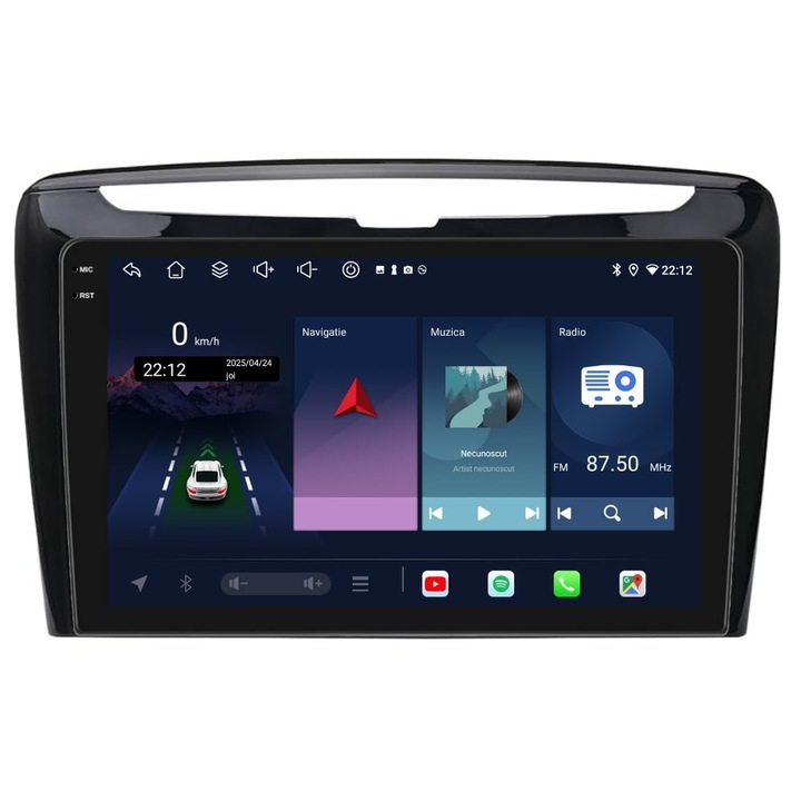 Navigatie Piloton Lancia Ypsilon 2012-2020 9 inch 6GB 128GB 8 CORE