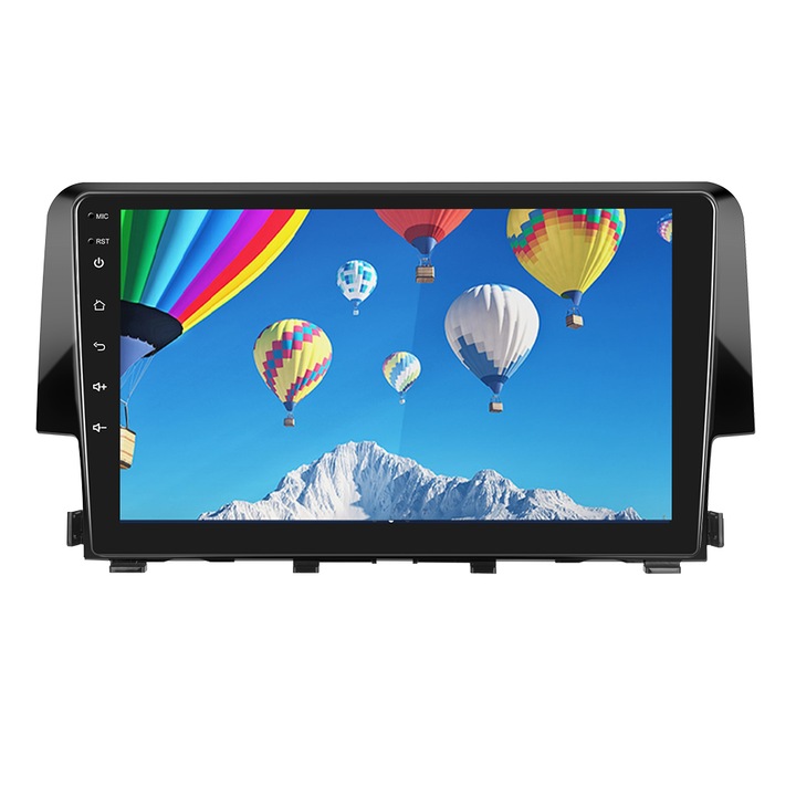 Navigatie Dedicata Honda Civic 2016, 9 inch, Wireless Carplay & Android Auto, 2GB RAM + 64GB ROM, Camera Marsarier inclusa