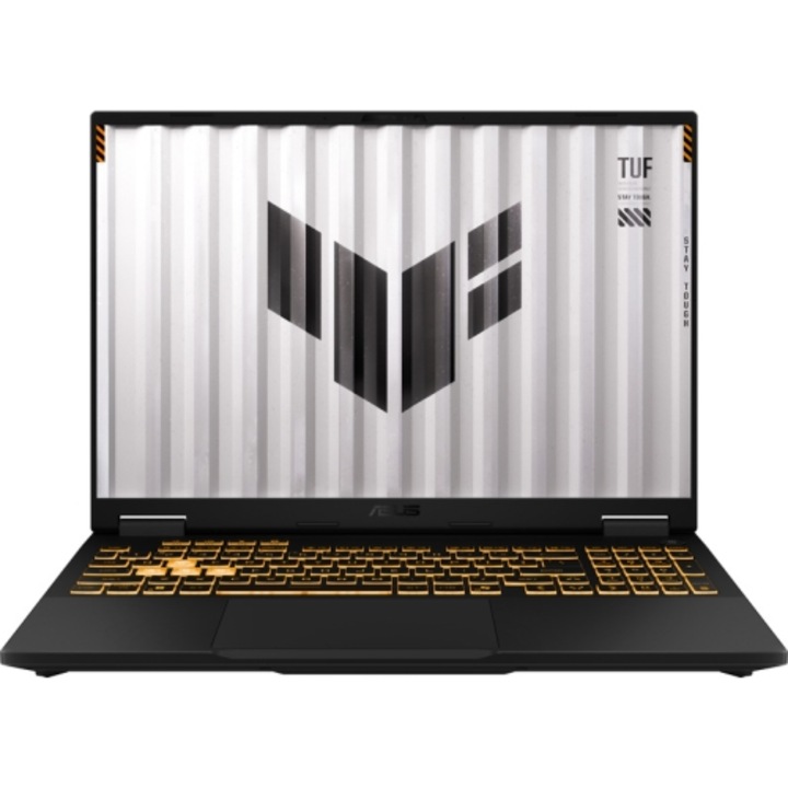Laptop ASUS TUF Gaming A16 FA608PM-RV065MXM, AMD Ryzen 9 8940HX, 16 inch, RAM 32GB DDR5, SSD 1TB, nVidia GeForce RTX 5060 8GB, No OS, Jaeger Gray