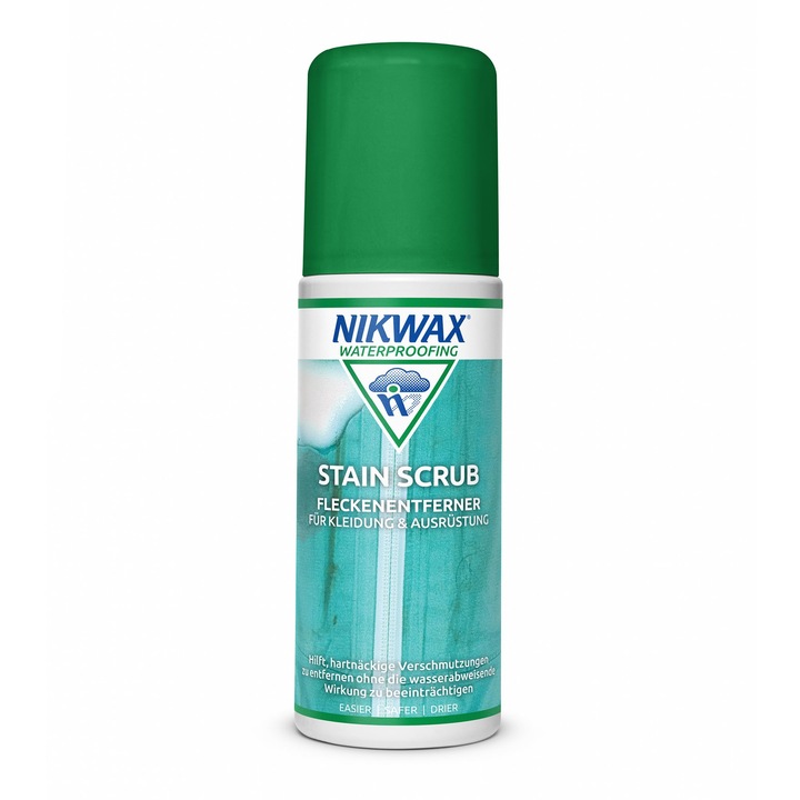 Nikwax Stain Scrub, erős folttisztító kezelés, 125 ml