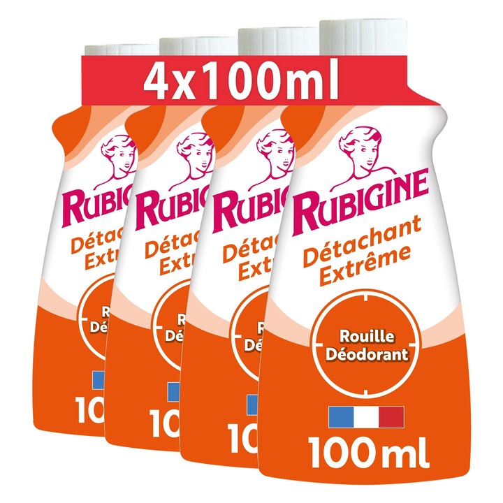 Rozsdamentes acél folteltávolító oldat, IDEAL, Rubigine, 4 darabos csomag