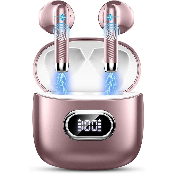 Drsaec in-ear vezeték nélküli fülhallgató, Bluetooth 5.3, IP7 vízálló, zajszűrős, 42 óra üzemidő
