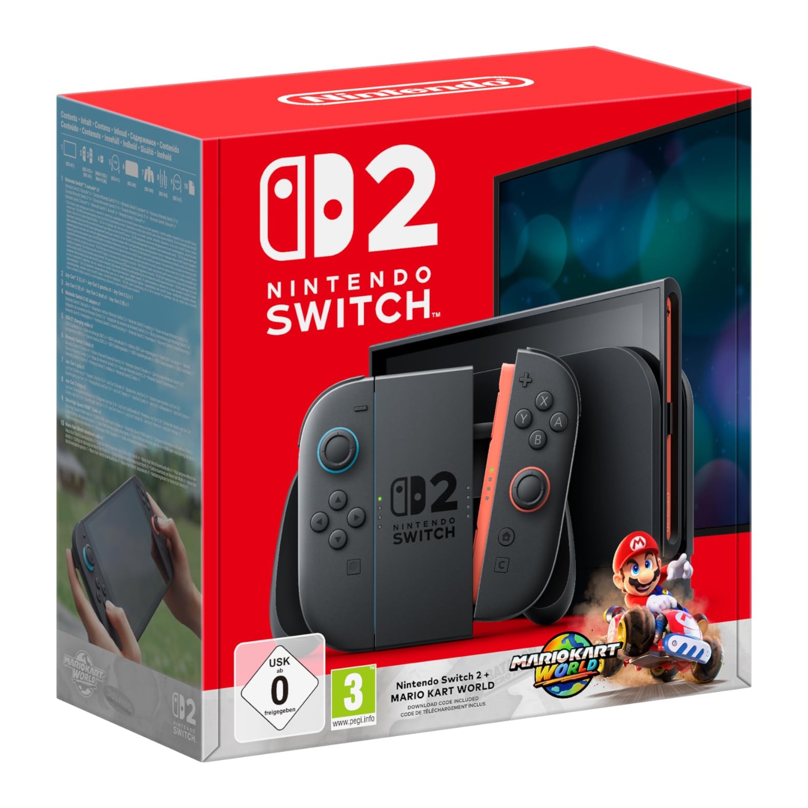 Consolă portabilă Nintendo Switch 2, set inclus Mario Kart World
