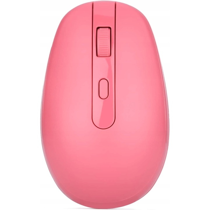 Мишка безжична Rii RM700, пастелно розова, 2.4GHz, DPI 3200, ергономичен дизайн