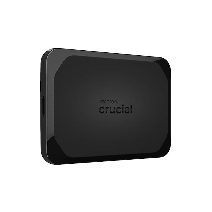 SSD extern Crucial X10, 2TB, USB-C 3.2 Gen2, rezistent la apă și praf, negru
