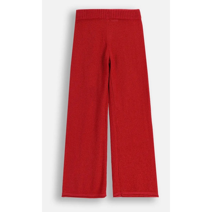 Pantaloni evazati pentru fete, Coccodrillo ZC5122201EJG-009, rosu