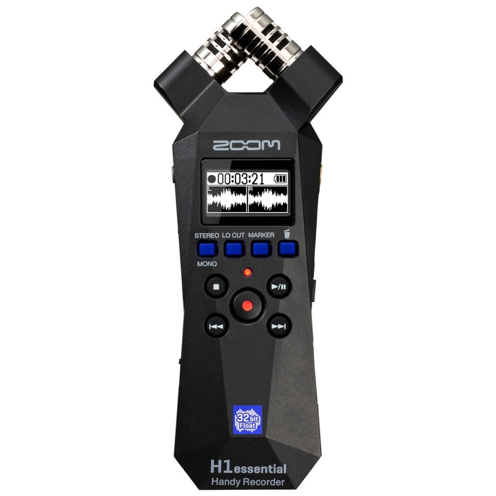 Recorder audio portabil Zoom H1essential, negru, 32 biti, 6, 97x3, 11x1, 46cm