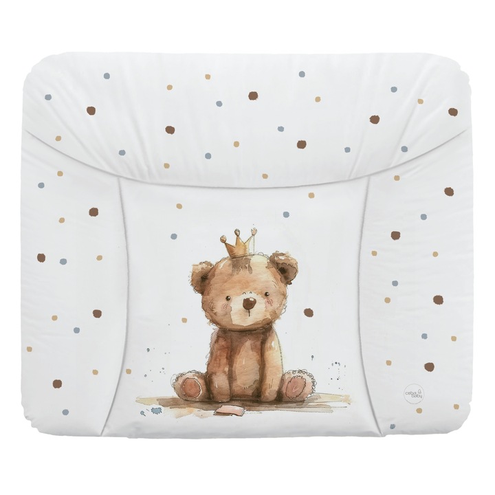 Saltea de infasat Ceba Baby, 85x72cm, impermeabila, usor de curatat, model cu ursulet