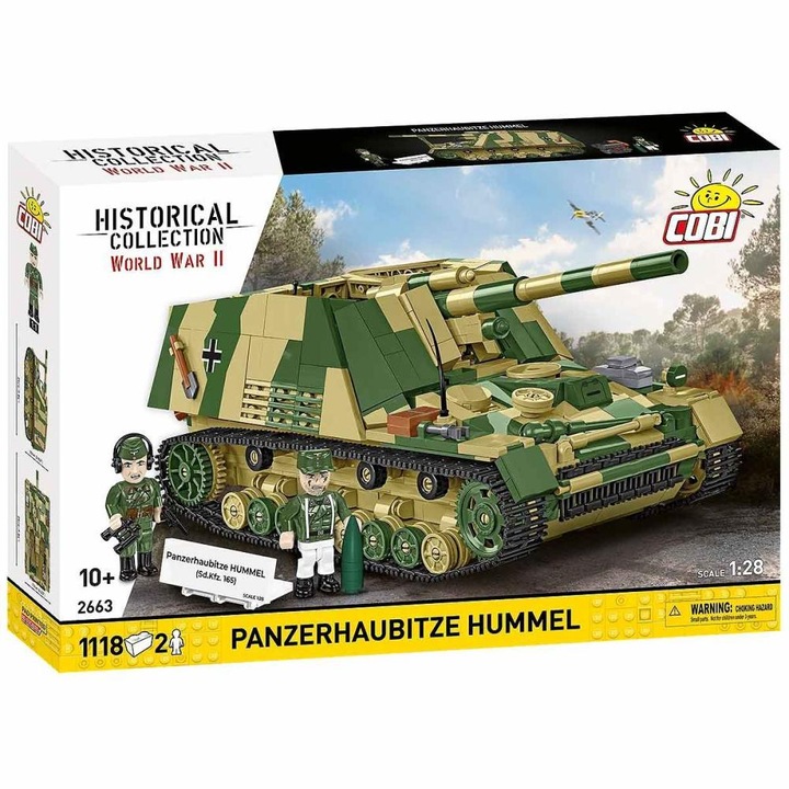 Конструктор Cobi Panzerhaubitze Hummel Sd.Kfz.165, 1118 части